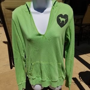 PINK by Victoria's Secret Terry Hoodie Sz S